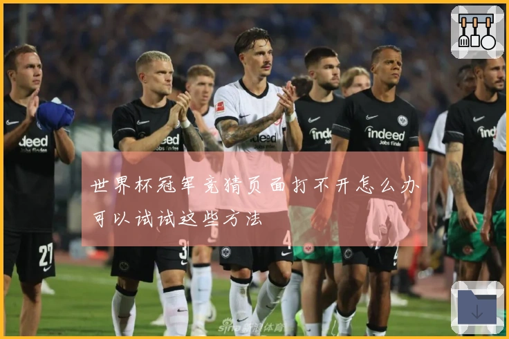 世界杯冠军竞猜页面打不开怎么办可以试试这些方法